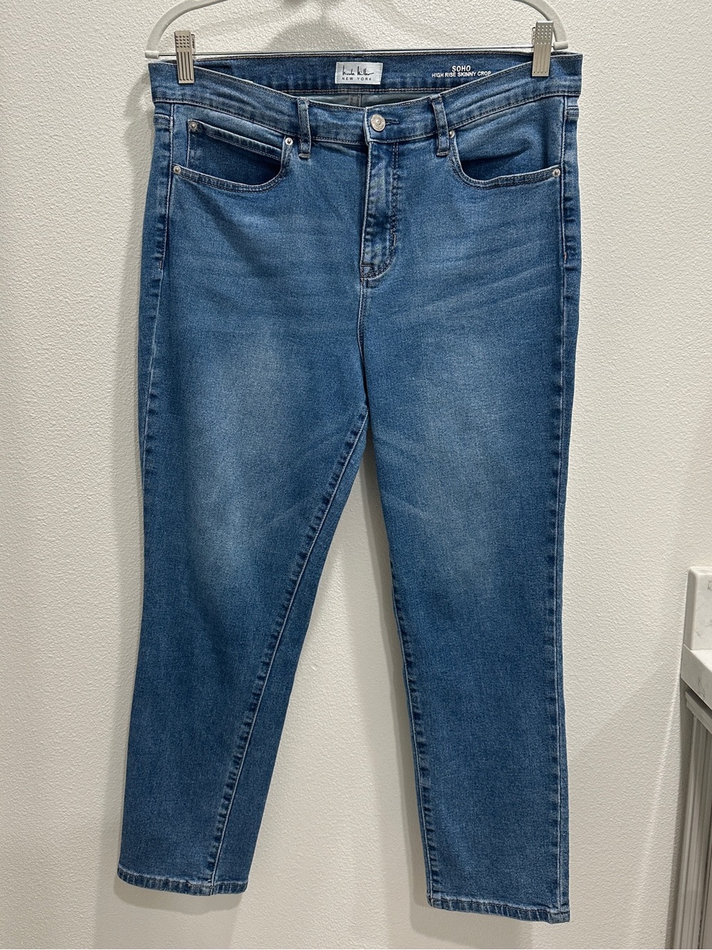 Nicole Miller Blue Cropped Ankle Jeans